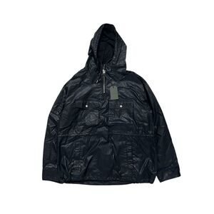 New Allsaints Segmore Coated Jacket In Black Size Medium